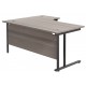 Olton Twin Cantilever Corner Office Desk